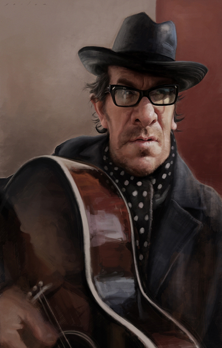 Jason Seiler: Elvis Costello Portrait