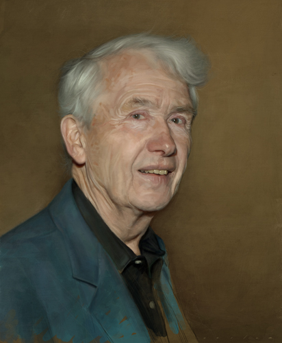 Jason Seiler: Frank McCourt Portrait